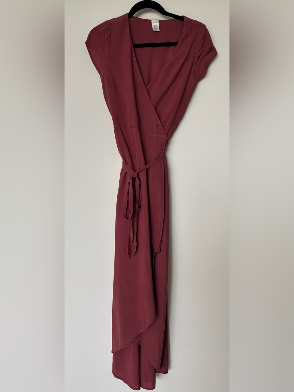 l*space Mauve Wrap Maxi Dress with Self-Tie Waist